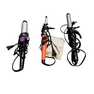 Set of 3 Hair‎ Curling Irons.